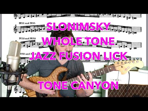 Jazz Fusion Guitar Lick - Slonimsky -ADVANCED