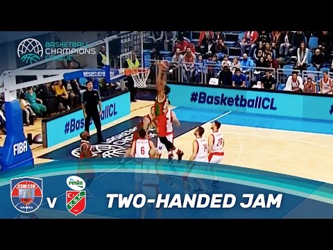 Owens drives to the hoop and dunks it home in style!