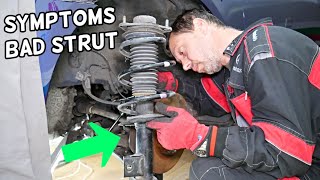 WHAT ARE THE SYMPTOMS OF BAD FRONT STRUTS SHOCKS ON KIA FORTE SOUL SORENTO SPORTAGE OPTIMA RIO