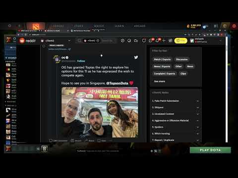 Topson leaves OG - will attempt to qualify for TI with another team