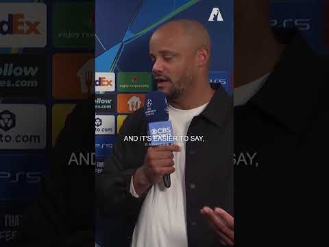 Kompany Speaks About Game Against PSG: ‘It’s Not Over Yet’ 👀