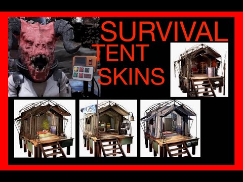 Quick Guide: SKINS change survival tent skin Fallout 76 1st How to