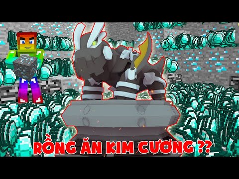 Nuôi Rồng Bằng Kim Cương ?? Minecraft Thủ Lĩnh Rồng #8
