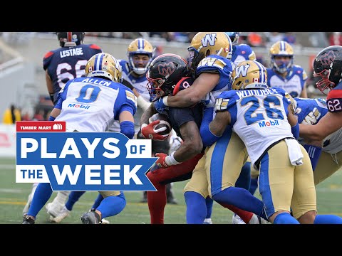 CFL Plays of the Week - Division Semi-Finals 2025