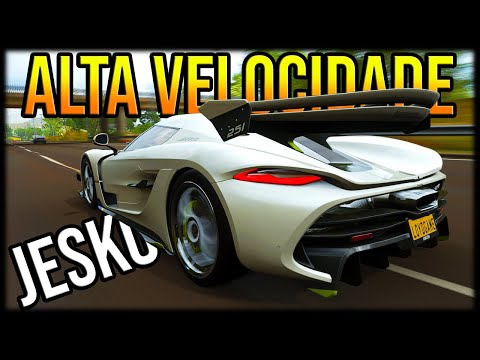 Forza Horizon 4 - CORRIDA de ALTA VELOCIDADE com KOENIGSEGG JESKO