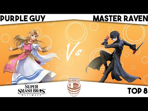 Smashing Barrels Top 8 — PurpleGuy (Zelda) vs Master Raven (Joker)