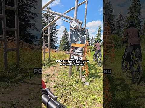 Cel mai greu traseu de downhill din Romania 🫣 #mtb #bike #downhill