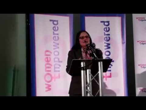 Priti Patel MP speaking at the Women Empowered Networking Event