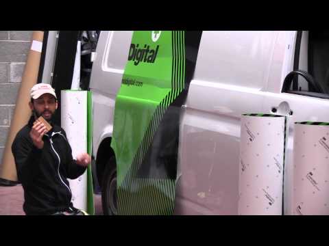 Part of a video titled Vehicle Wrapping: Using the Correct Squeegee Technique - YouTube