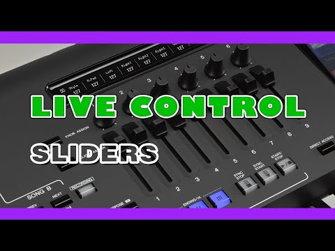 Live Control Sliders - explanation and examples for use (Genos)