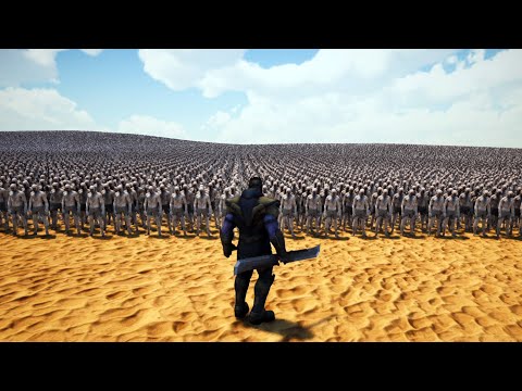 OH SNAP! The MCU Thanos vs 1 MILLION Zombies! | Ultimate Epic Battle Simulator 2 | UEBS2