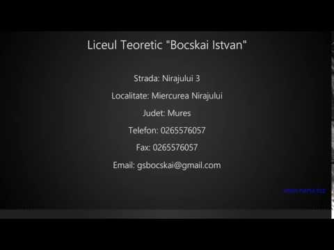 Liceul Teoretic "Bocskai Istvan" Miercurea Nirajului