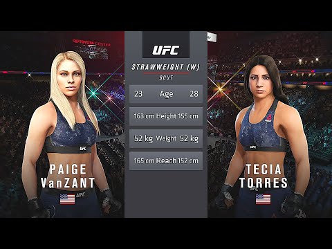 PAIGE VANZANT vs. TECIA TORRES | BEST FEMALE FIGHTS FROM UFC 249, 248, 250, 251, 252 on PS4 in UFC 3
