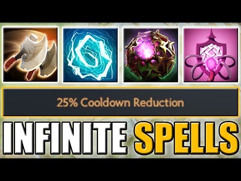 80% Cooldown reduction [Infinite Vortex and Wild Axes] Dota 2 Ability Draft