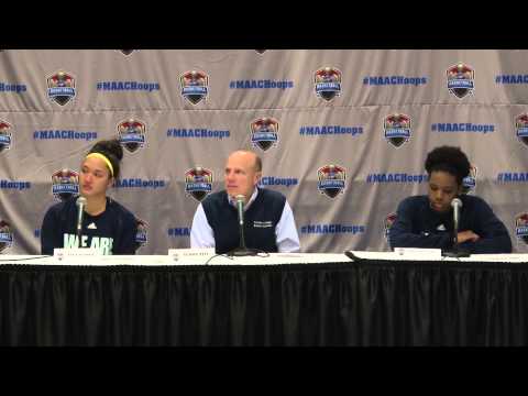 WBB vs. Monmouth 3.5.15 MAAC Tournament Press Conference