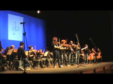 String Band Orquesta de la Escuela Municipal de Música de Pinto-gigas irlandesas