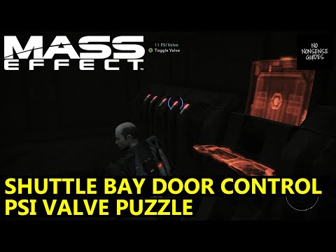 Mass Effect Shuttle Bay Door Control - Psi Valve Puzzle Solution - Feros