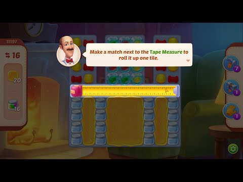 Homescapes Level 11197 No Boosters Gameplay