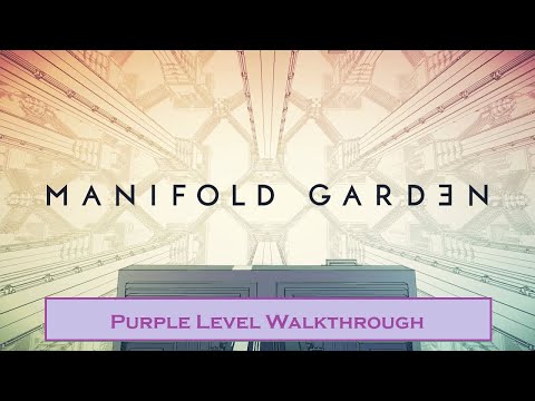 Manifold Garden - Purple Level Walkthrough (God Cube) [No Commentary]