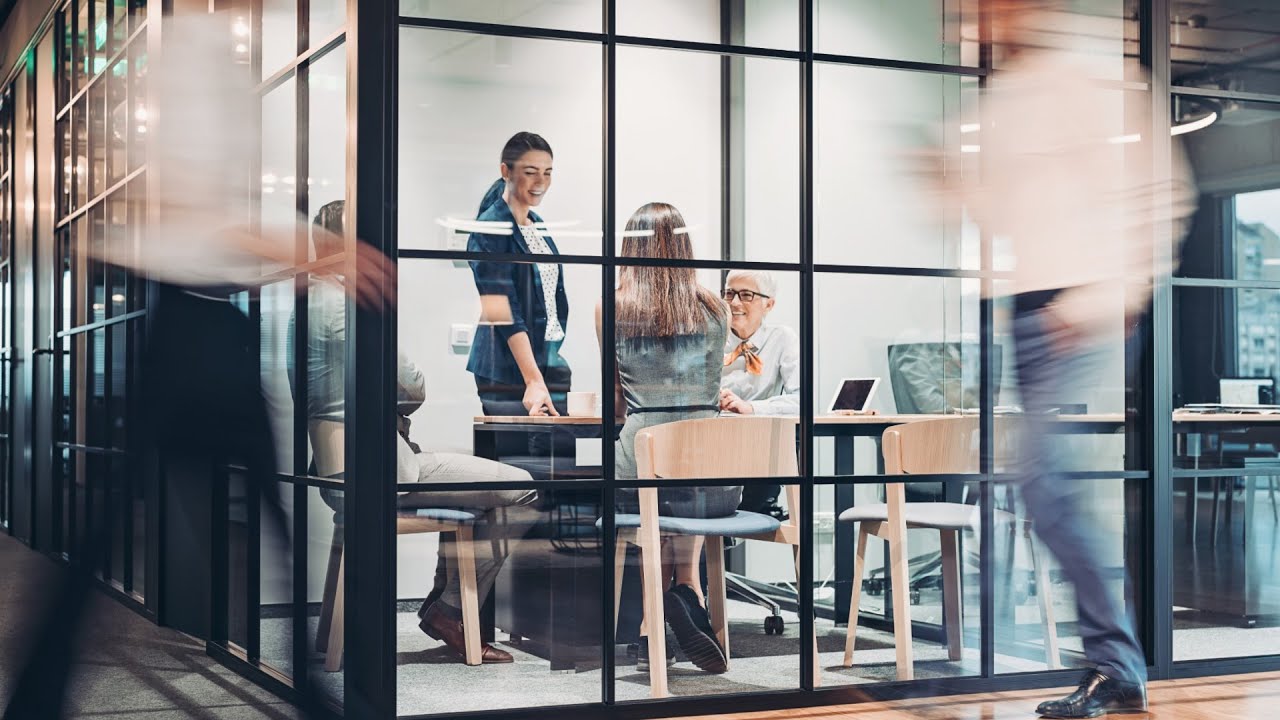Which best describes the business management and administration career cluster?
