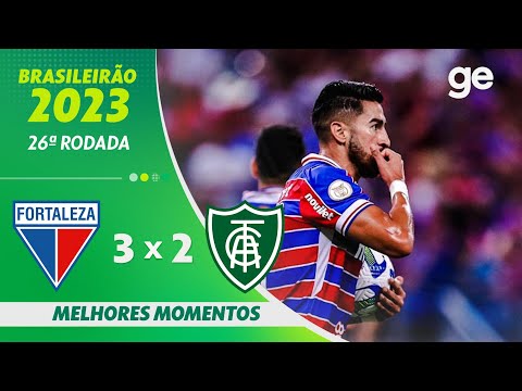 Gols e lances de Fortaleza x América-MG