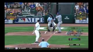 preview picture of video 'MLB 14 The Show Detroit Tigers vs Texas Rangers'