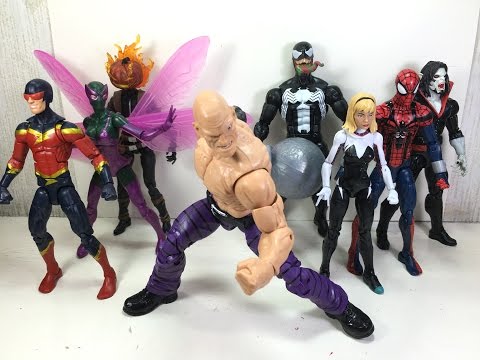 Marvel Legends Spider Man Absorbing Man BAF Figure Review