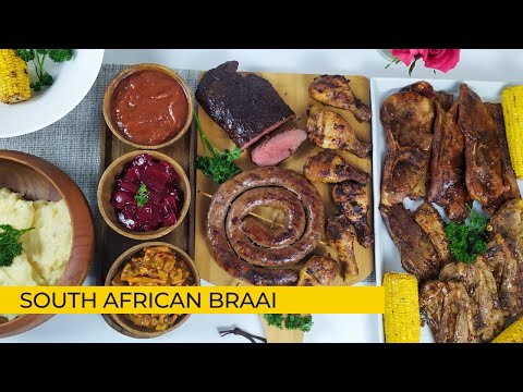 SOUTH AFRICAN BRAAI | Sishanyama Braai | How To Braai / Barbecue South African Style