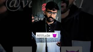 Vabby Attitude Shayari Status🔥Boys Attitude Status || Bad Boy 😎 Attitude Status #shorts #vabby731