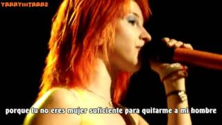 Paramore You ain&#39;t woman enough subtítulos español