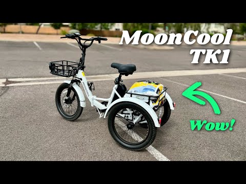 Most Fun You Can Have On Three Wheels: MoonCool TK1 Folding Electric Trike Review