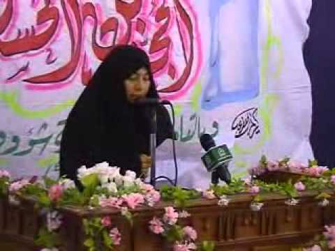 ⁣كلمة مسؤولة مؤسسة الحوراء زينب/ مهرجان مولد النور