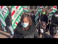Presidio lavoratori Tim oggi a Torino