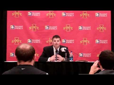 Former ISU coach Greg McDermott on Nov. 21
