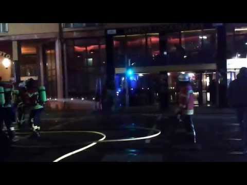 Feuerwehreinsatz Karlsruhe Hotel Santo 13.2.2015