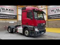New In Stocklist MERCEDES ACTROS 2445 ADR SPEC STREAMSPACE EU6 6X2 TRACTOR UNIT 2015 NL65 KFK