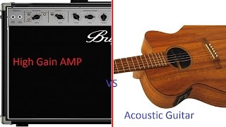 Video thumbnail for An Electro-acoustic with high gain distortion (Martin OMCXK2E - Bugera 6260) by RiffsNReviews