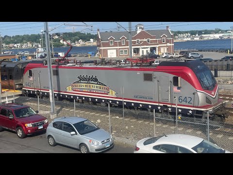 The trains and boats of New London, Ct.  Train and boat horn heaven!!!! 6/25/24