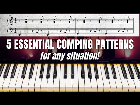 5️⃣ COMPING Piano 🎹 Rhythm Patterns for ANY SITUATION 🎶