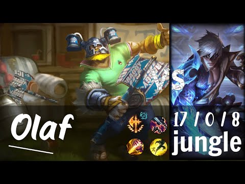 Olaf Jungle vs Lee Sin - Challenger Replay KR
