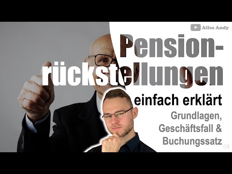 Booking pension provisions simply explained