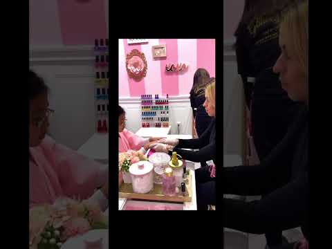 Maya mani pedi 9th birthday spa