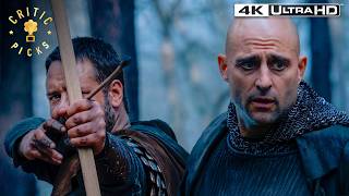Robin and his Men Ambush Sir Godfrey While they Loot Soldiers (Full Scene) | Robin Hood (2010) 4K