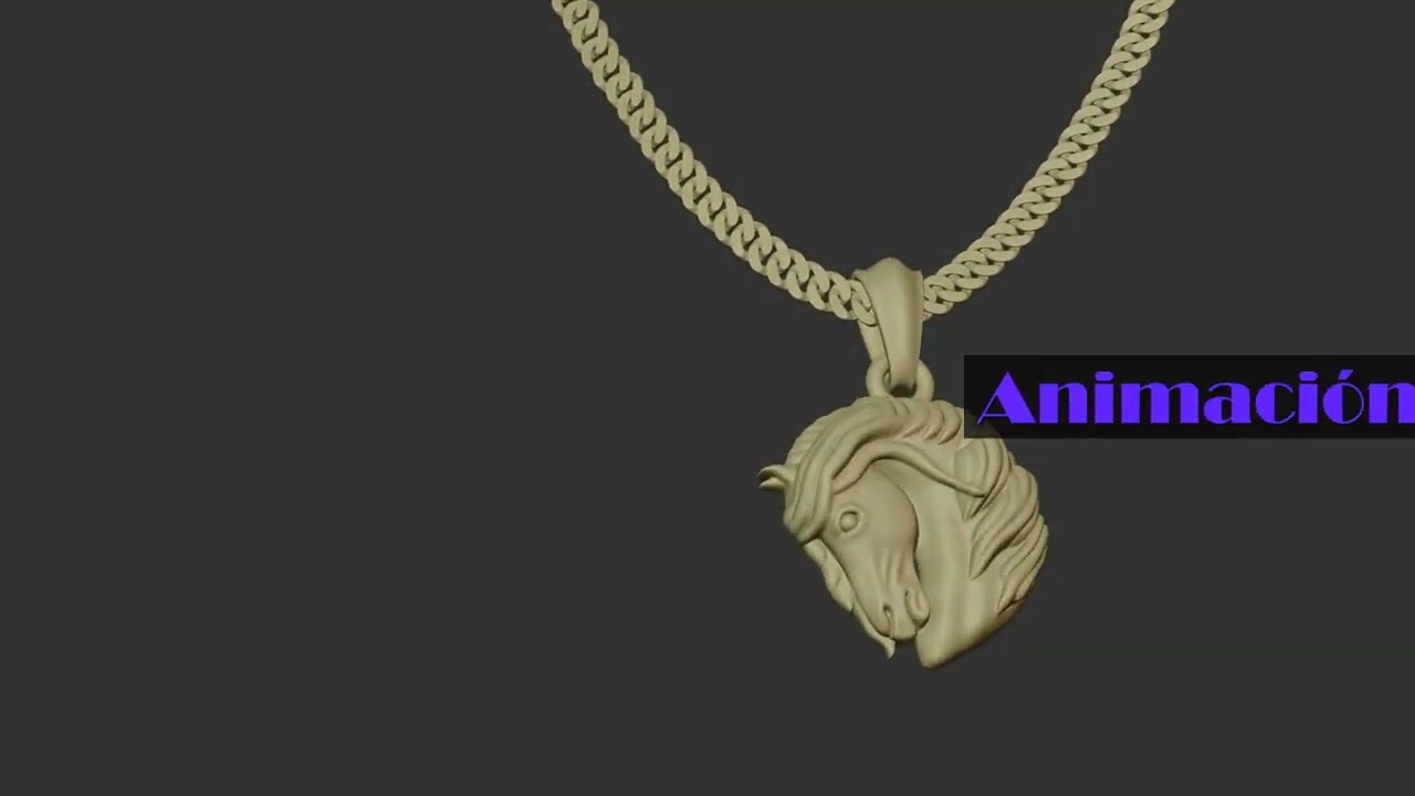 Colgante Caballo V2 Modelo de impresión 3D
