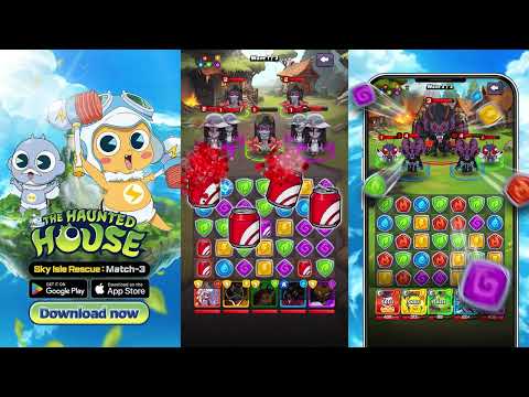 Sky Isle Rescue:Match-3 Puzzle