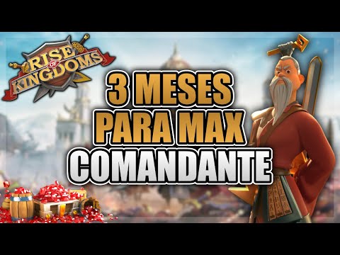 É POSSÍVEL MAXIMIZAR UM COMANDANTE LENDÁRIO A CADA 3 MESES? - RISE OF KINGDOMS