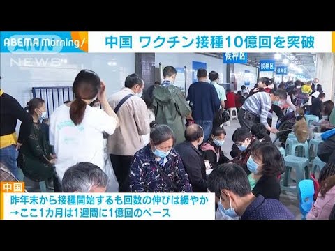 コロナワクチン:中国は世界中に数億回分を配布