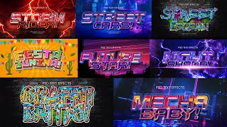 50+ 3D Text Effect Photoshop Tutorial Part 83