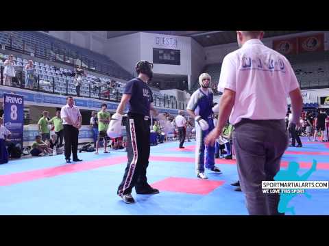 Kiril Petrov v Erik Zorn U89 - 2015 BESTFIGHTER WAKO Worldcup