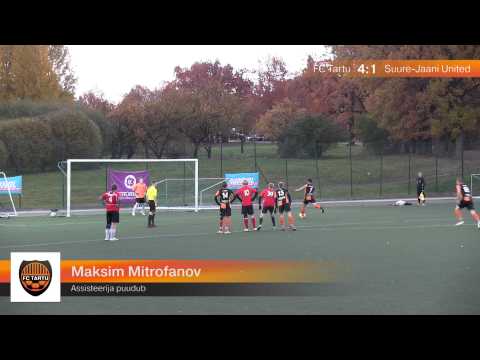 III liiga XXII voor: FC Tartu - Suure-Jaani United 7:3 (4:1)